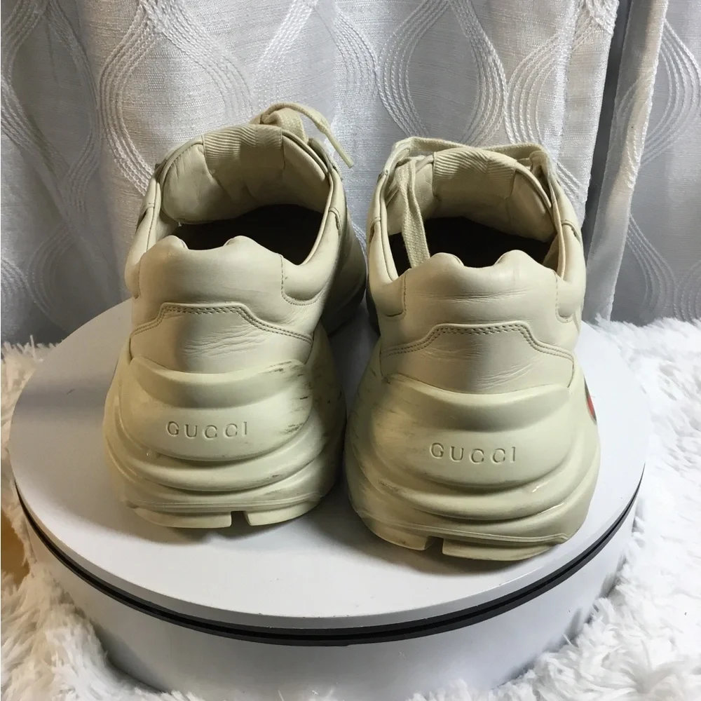 Gucci cream leather